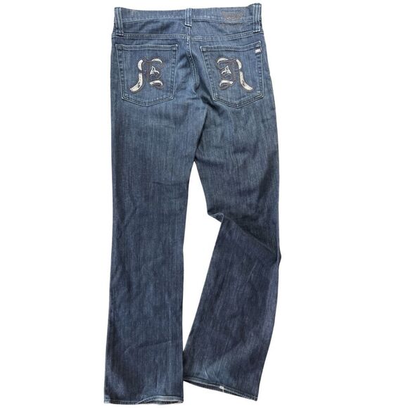 Rock & Republic Jean Dark Wash Boot Cut 32 Xlarge - Picture 4 of 4